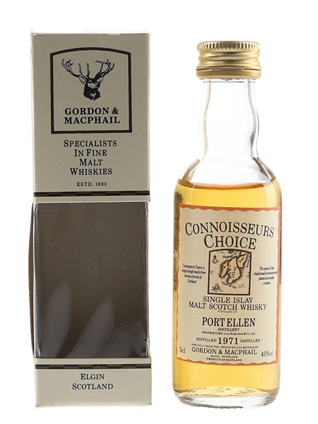 Port Ellen 1971 Connoisseurs Choice Bottled 1980s-1990s - Gordon & MacPhail 5cl / 40%