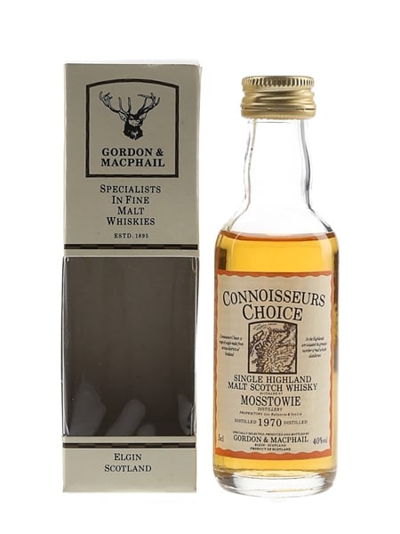 Mosstowie 1970 Connoisseurs Choice Bottled 1990s - Gordon & MacPhail 5cl / 40%