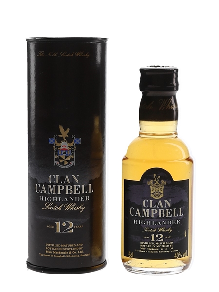 Clan Campbell 12 Year Old  5cl / 40%