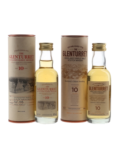 Glenturret 10 Year Old  2 x 5cl / 40%