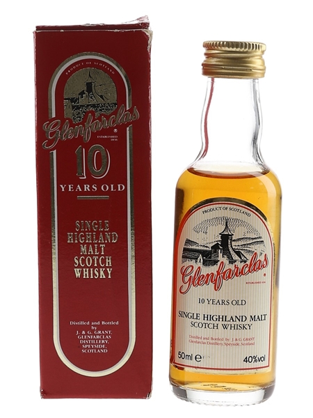 Glenfarclas 10 Year Old Bottled 1990s 5cl / 40%