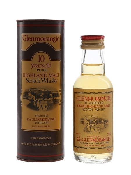 Glenmorangie 10 Year Old Bottled 1980s 5cl / 40%