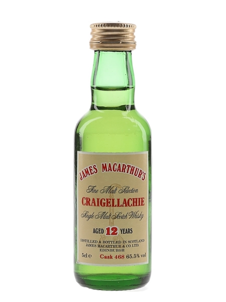 Craigellachie 12 Year Old Cask 468 James MacArthur's 5cl / 65.5%