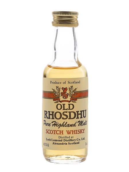 Old Rhosdhu Bottled 1990s - Loch Lomond Distillery 5cl / 40%