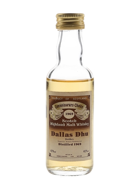 Dallas Dhu 1969 Connoisseurs Choice Bottled 1980s - Gordon & MacPhail 5cl / 40%