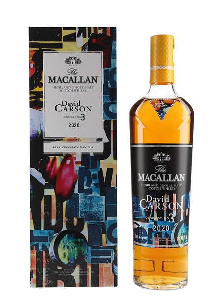 Macallan Concept Number 3 2020 Release - David Carson 70cl / 40.8%