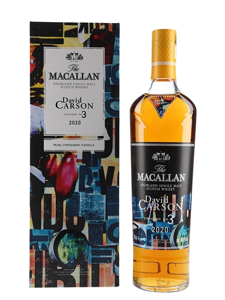 Macallan Concept Number 3 2020 Release - David Carson 70cl / 40.8%