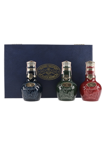 Royal Salute 21 Year Old Wade Ceramic Decanter 3 x 5cl / 40%