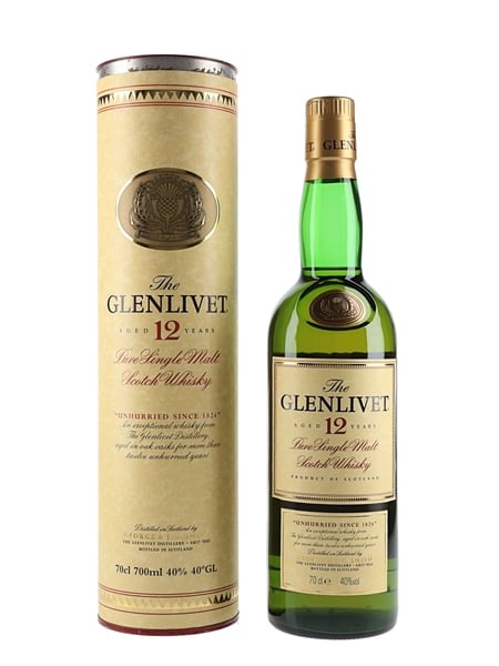 Glenlivet 12 Year Old Bottled 1990s-2000s 70cl / 40%