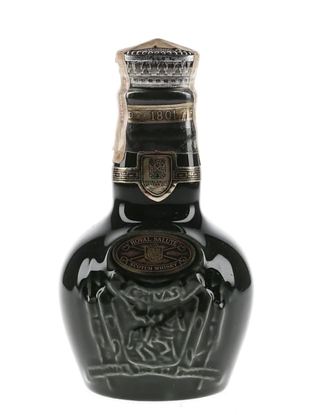 Royal Salute 21 Year Old Green Wade Ceramic Decanter 5cl / 40%