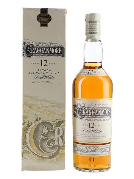 Cragganmore 12 Year Old Bottled 1990s 70cl / 40%