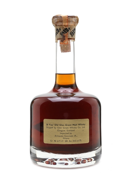 Glen Grant 20 Year Old Director's Reserve Bottled 1960s - Armando Giovinett JR 75cl /46%