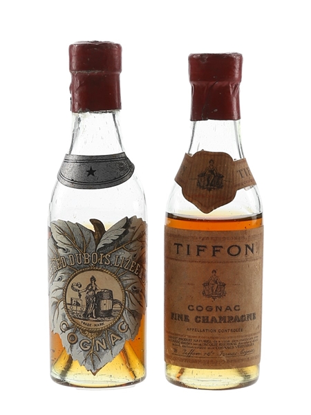 Alfred Dubois Lizee & Tiffon Cognac  2 x 5cl