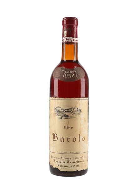 1958 Barolo Riserva Fratelli Trinchero 70cl / 13.5%