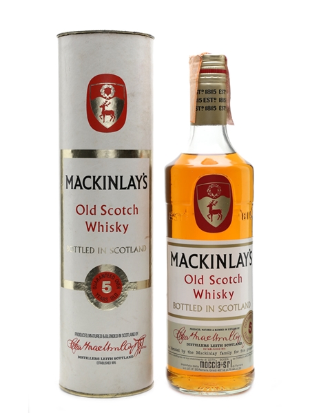 Mackinlay's 5 Years Old Bottled 1970s 75cl / 40%