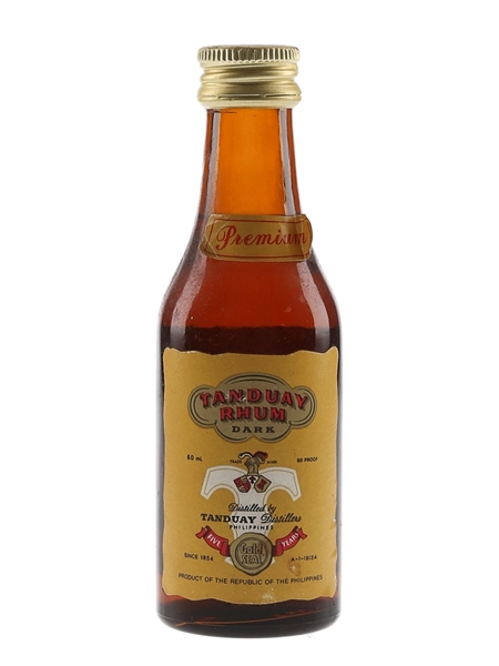 Tanduay Dark Rhum Bottled 1980s - Philippines 6cl / 40%