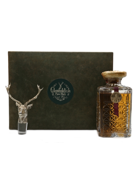 Glenfiddich Pure Malt Crystal Decanter Bottled 1980s 75cl / 40%