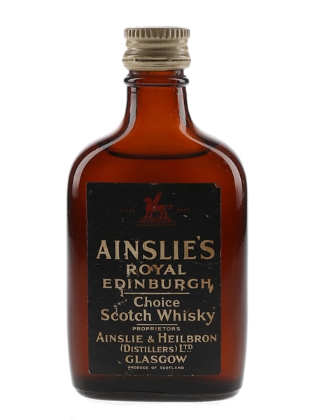 Ainslie's Royal Edinburgh Bottled 1960s 5cl