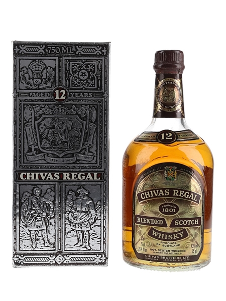 Chivas Regal 12 Year Old Bottled 1980s 75cl / 43%