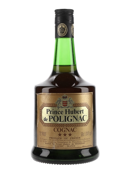 Prince Hubert De Polignac 3 Star Bottled 1970s 68cl / 40%