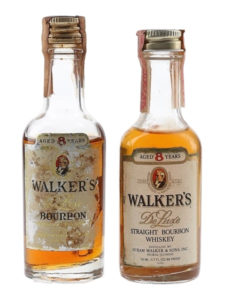 Walker's 8 Year Old Bottled 1970s-1980s 2 x 5cl / 43%