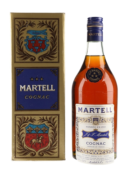 Martell 3 Star Bottled 1970s 68cl / 40%