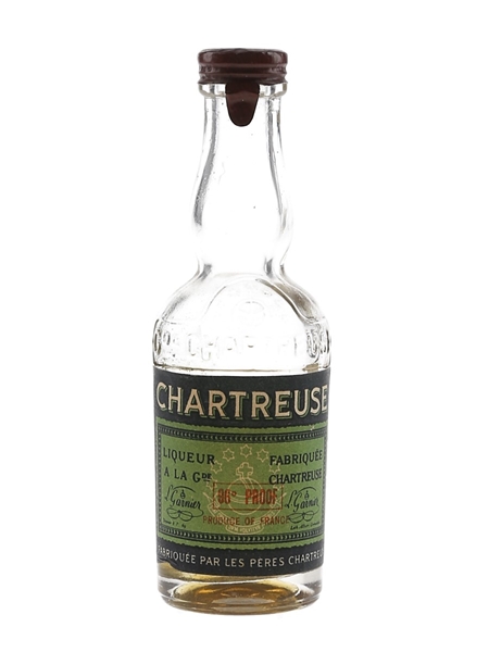 Charteuse Green Bottled 1960s-1970s 3cl / 54.8%