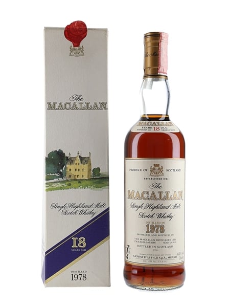 Macallan 1978 18 Year Old Bottled 1996 - Giovinetti 70cl / 43%