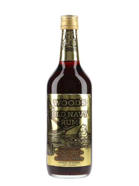 Wood's Old Navy Rum Bottled 1970s 75.7cl / 40%