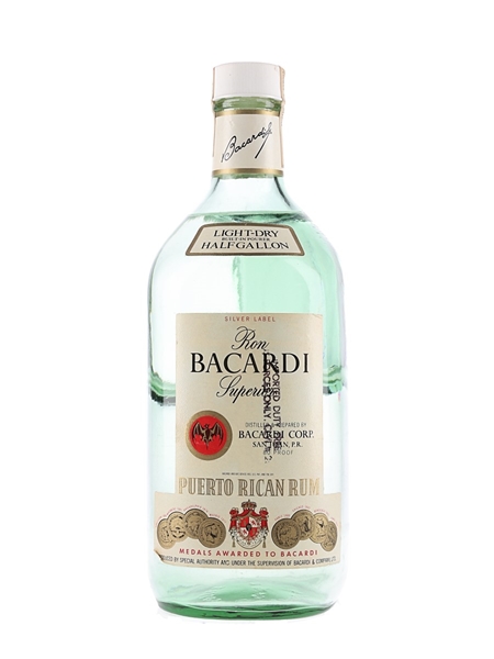 Bacardi Silver Label Bottled 1980s - Large Format 175cl / 40%