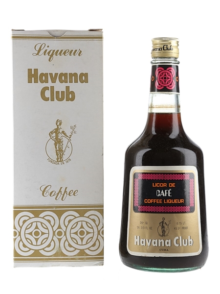 Havana Club Coffee Liqueur Bottled 1970s-1980s 75cl / 26%