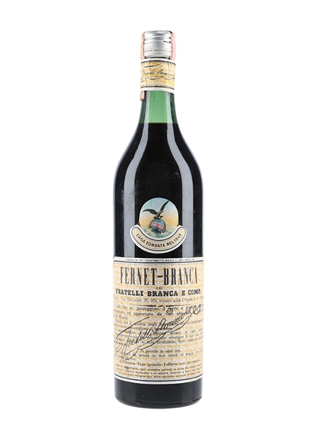 Fernet Branca Bottled 1960s-1970s 100cl / 45%