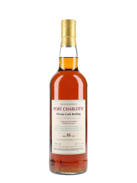 Port Charlotte 2004 18 Year Old Bourbon Barrel 914 Private Cask Bottling 70cl / 50%