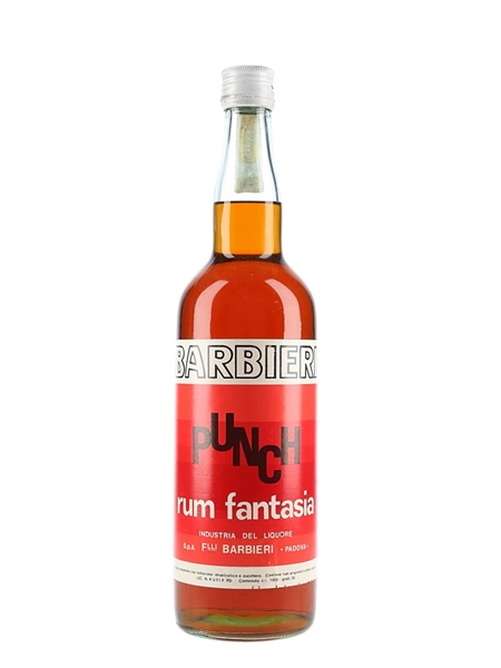 Barbieri Punch Rum Fantasia Bottled 1970s 100cl / 35%