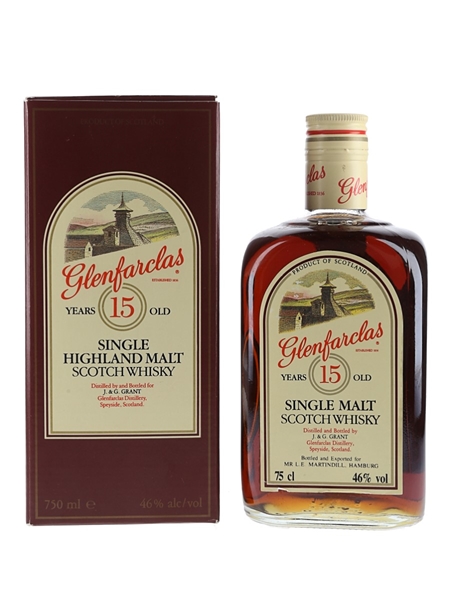 Glenfarclas 15 Year Old Bottled 1980s - Martindill 75cl / 46%