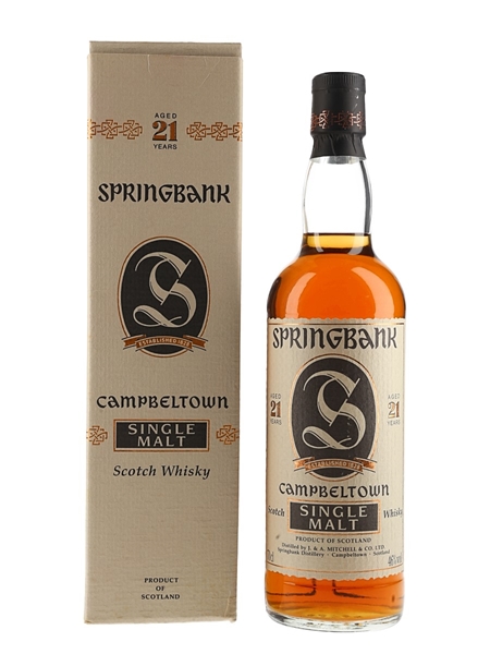 Springbank 21 Year Old Bottled 1990s 70cl / 46%