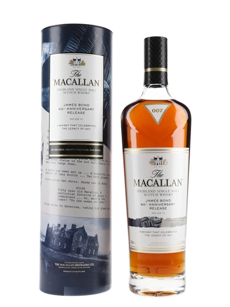 Macallan James Bond 60th Anniversary, Decade VI 70cl / 43.7%