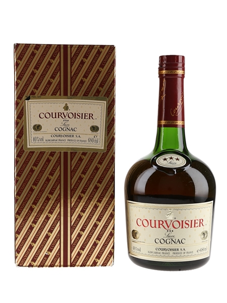 Courvoisier 3 Star Luxe Bottled 1980s-1990s 68cl / 40%