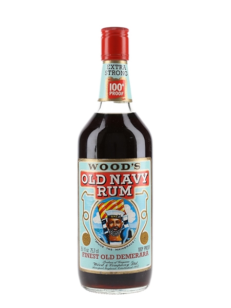 Wood's 100 Old Navy Rum Bottled 1970s 75.7cl / 57%