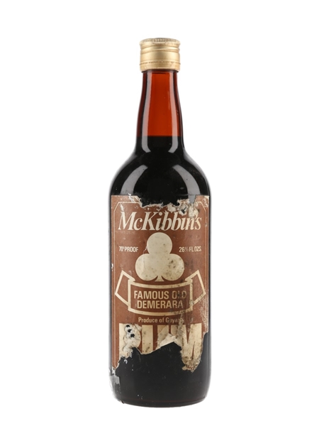 McKibbin's Famous Old Demerara Rum Bottled 1960s-1970s 75.7cl / 40%