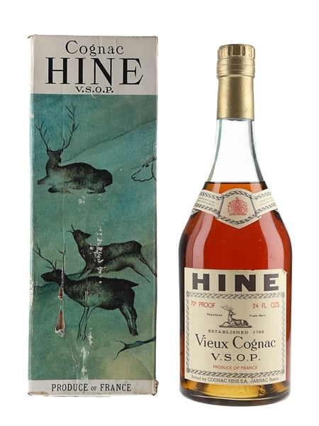 Hine VSOP Vieux Cognac Bottled 1960s 68cl / 40%