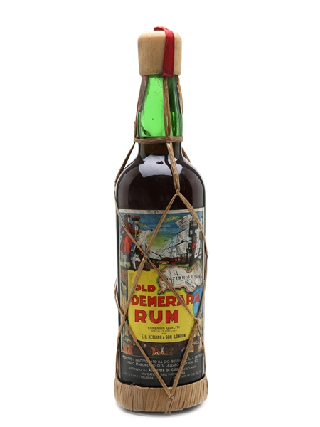 Keeling & Son Old Demerara Rum Bottled 1960s - Buton 75cl / 45%