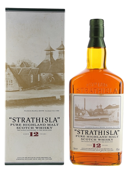 Strathisla 12 Year Old Bottled 1990s 100cl / 43%