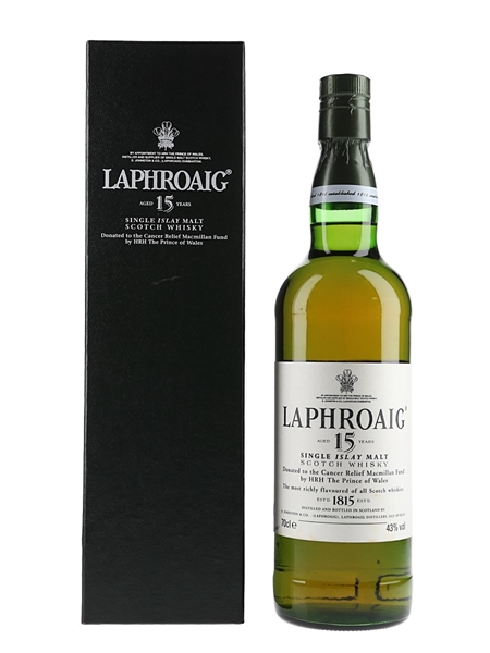 Laphroaig 15 Year Old Cancer Relief Macmillan Fund - Bottled 1990s 70cl / 43%