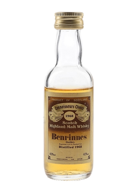 Benrinnes 1968 Connoisseurs Choice Bottled 1980s - Gordon & MacPhail 5cl / 40%