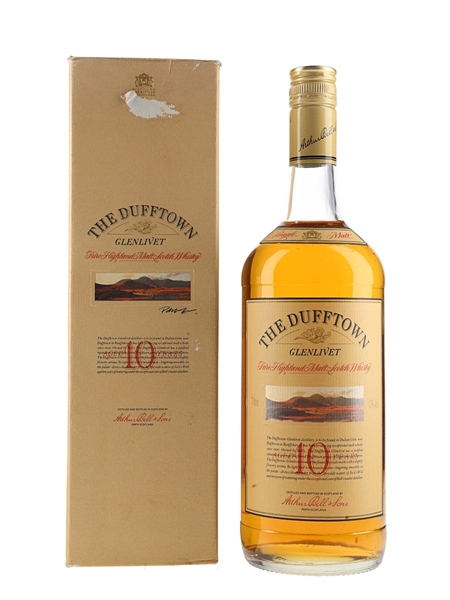 Dufftown Glenlivet 10 Year Old Bottled 1980s 100cl / 43%