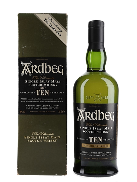 Ardbeg 10 Year Old Introducing - Bottled 2000 70cl / 46%