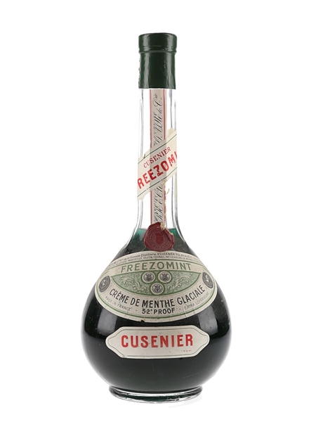 Cusenier Freezomint Creme De Menthe Bottled 1960s 75cl / 30%