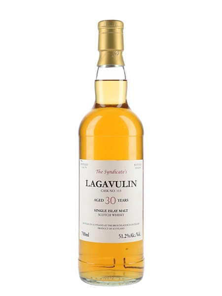 Lagavulin 1979 30 Year Old The Syndicate's Bottled 2009 70cl / 51.2%