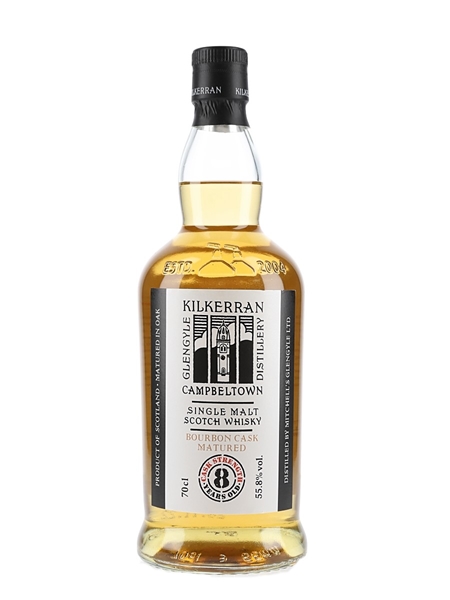 Kilkerran 8 Year Old Cask Strength Bourbon Cask Bottled 2022 70cl / 55.8%